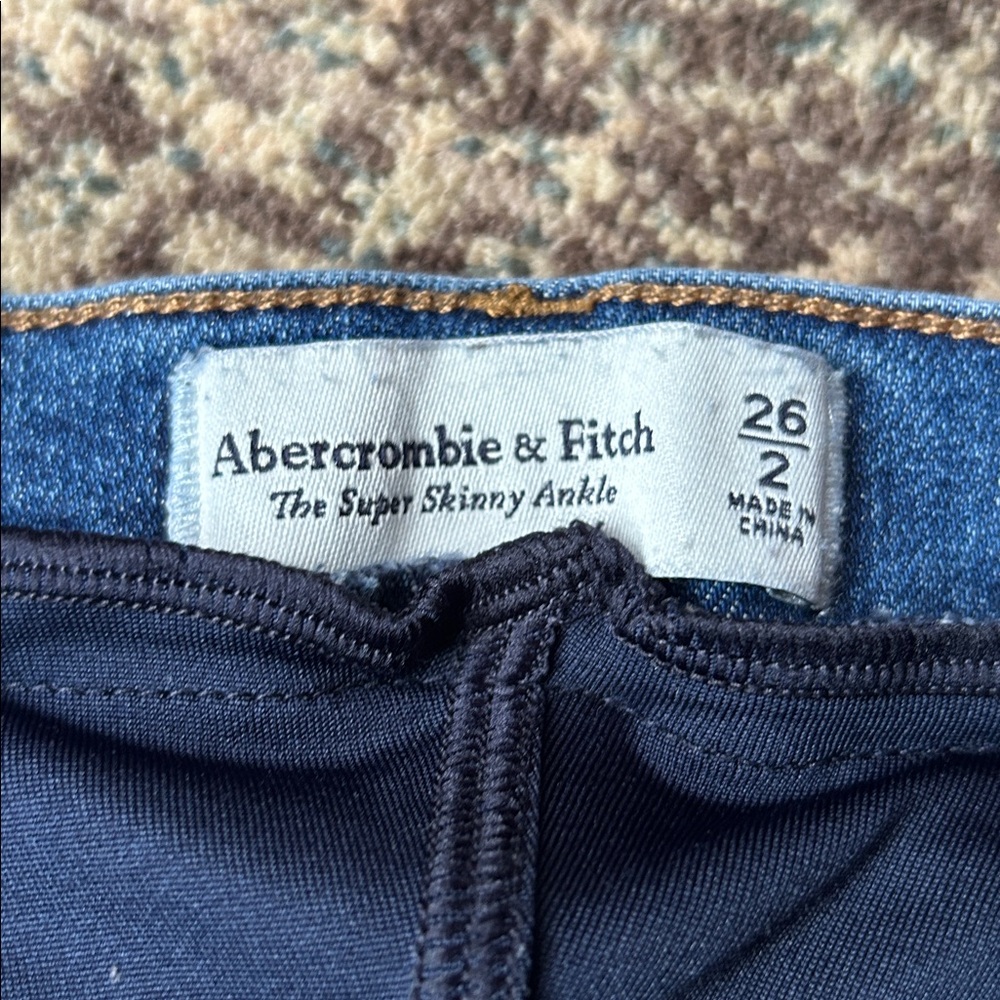 Abercrombie & Fitch maternity super skinny ankle Jean 26 - Picture 9 of 9